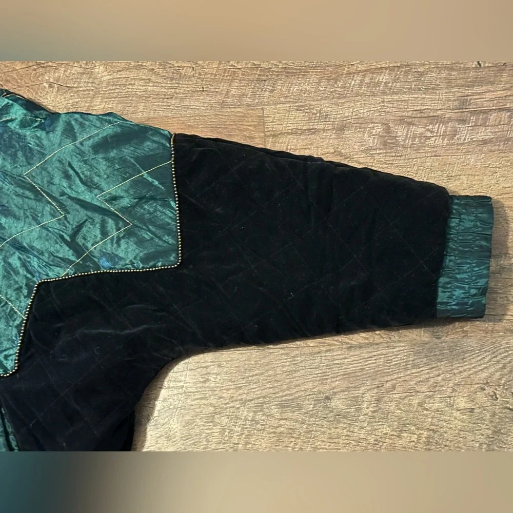 Vintage Mulberry Street Geometric Patchwork Oversized Coat/Jacket - Picture 11 of 14